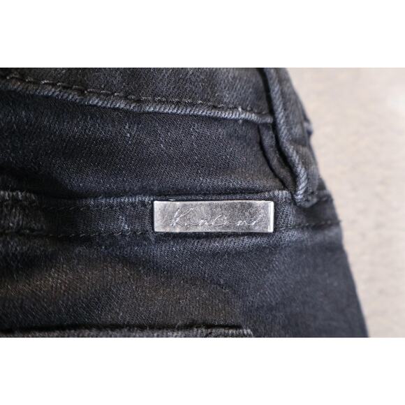 KanCan Jeans Womens 7 27 Black Distressed Ripped Denim Skinny Stretch KC5052BK - Picture 10 of 11